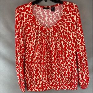 Women’s New York & Co red blouse